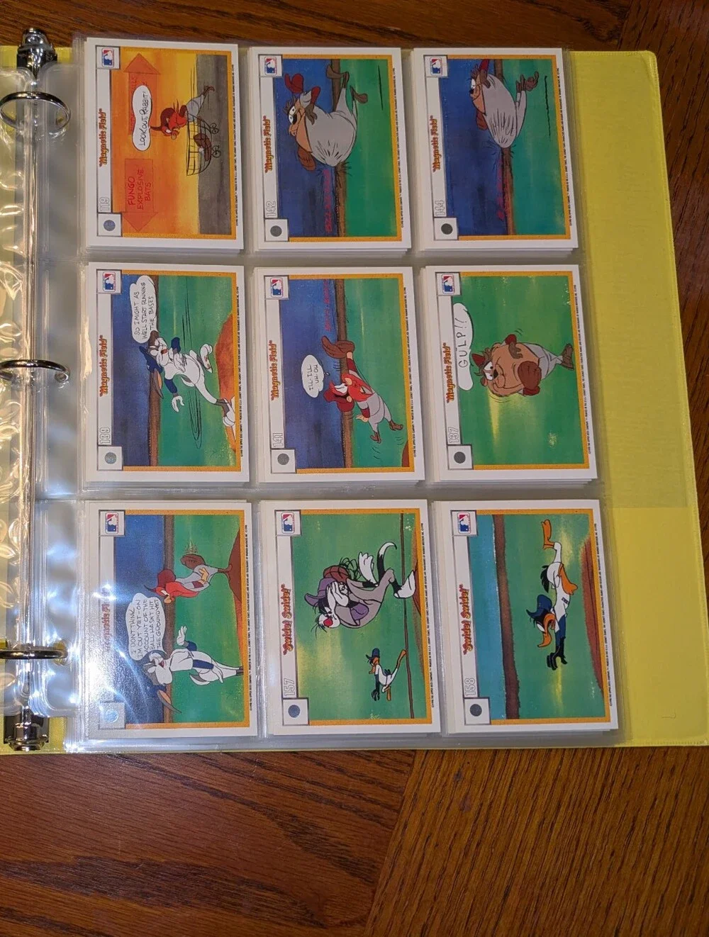 100 Looney Tunes MLB Cards Binder 🔥 1992 Upper Deck Comic Ball Baseball